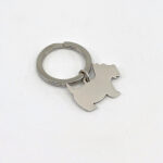 Scottie Dog Collar Tag Keyring With Engravable Canine Silhouette Finished In 925 English Hallmarked Sterling Silver 7 Scottie Dog Collar Tag Keyring With Engravable Canine Silhouette Finished In 925 English Hallmarked Sterling Silver