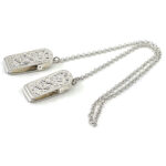 Serviette Napkin Holder Victorian Style Finished In 925 English Hallmarked Sterling Silver