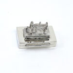 Sewing Machine Pill Box, finished in 925 English Hallmarked Sterling Silver 6 Sewing Machine Pill Box, finished in 925 English Hallmarked Sterling Silver