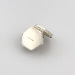 Small Engraved Hexagonal Pill Box, finished in 925 English Hallmarked Sterling Silver 4 Small Engraved Hexagonal Pill Box, finished in 925 English Hallmarked Sterling Silver