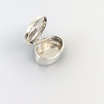 Small Plain Oval Pill Box, finished in 925 English Hallmarked Sterling Silver 7 Small Plain Oval Pill Box, finished in 925 English Hallmarked Sterling Silver