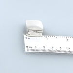 Small Plain Square Pill Box, finished in 925 English Hallmarked Sterling Silver 2 Small Plain Square Pill Box, finished in 925 English Hallmarked Sterling Silver