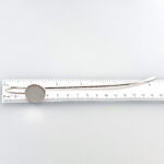 Spine Bookmark With Engravable Disc Finished In 925 English Hallmarked Sterling Silver