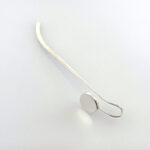 Spine Bookmark With Engravable Disc Finished In 925 English Hallmarked Sterling Silver