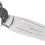 Swallow Bookmark With Marcasite Finished In 925 English Hallmarked Sterling Silver