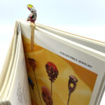 Toucan Bookmark Gold Plated Metal Alloy With Enamel And Sparkling Czech Crystals