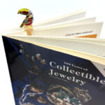 Toucan Bookmark Gold Plated Metal Alloy With Enamel And Sparkling Czech Crystals