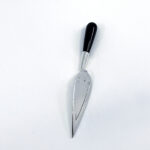 Trowel Bookmark With Black Onyx Handle Finished In 925 English Hallmarked Sterling Silver