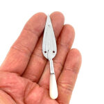 Trowel Bookmark With Mother Of Pearl Handle Finished In 925 English Hallmarked Sterling Silver