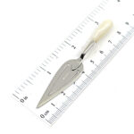 Trowel Bookmark With Mother Of Pearl Handle Finished In 925 English Hallmarked Sterling Silver