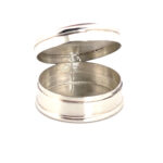 Two Dogs Pill Box With Hand Painted Enamel Finished In 925 English Hallmarked Sterling Silver 8 Two Dogs Pill Box With Hand Painted Enamel Finished In 925 English Hallmarked Sterling Silver