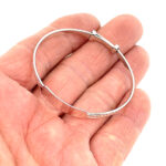 Baby Bangle Victorian Style Adjustable Engravable, finished in 925 English Hallmarked Sterling Silver 3 Baby Bangle Victorian Style Adjustable Engravable, finished in 925 English Hallmarked Sterling Silver