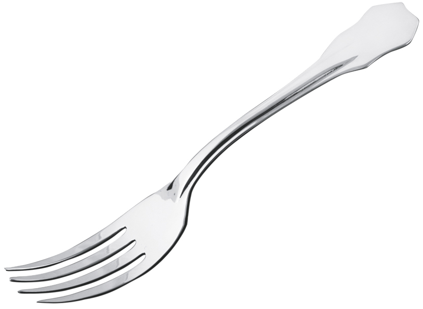 GT519 Baby Fork Finished In 925 English Hallmarked Sterling Silver