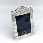 Baby Photo Frame With Toy Motif Border And Blue Velvet Back Finished In 925 English Hallmarked Sterling Silver 8 Baby Photo Frame With Toy Motif Border And Blue Velvet Back Finished In 925 English Hallmarked Sterling Silver