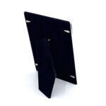 Beaded Photo Frame With Blue Velvet Back Finished In 925 English Hallmarked Sterling Silver 3 Beaded Photo Frame With Blue Velvet Back Finished In 925 English Hallmarked Sterling Silver