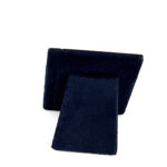 Beaded Photo Frame With Blue Velvet Back Finished In 925 English Hallmarked Sterling Silver 4 Beaded Photo Frame With Blue Velvet Back Finished In 925 English Hallmarked Sterling Silver