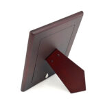 Beaded Photo Frame With Mahogany Wooden Back Finished In 925 English Hallmarked Sterling Silver 3 Beaded Photo Frame With Mahogany Wooden Back Finished In 925 English Hallmarked Sterling Silver