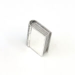 Book Pill Box, finished in 925 English Hallmarked Sterling Silver 7 Book Pill Box, finished in 925 English Hallmarked Sterling Silver
