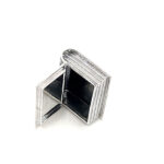 Book Pill Box, finished in 925 English Hallmarked Sterling Silver 8 Book Pill Box, finished in 925 English Hallmarked Sterling Silver