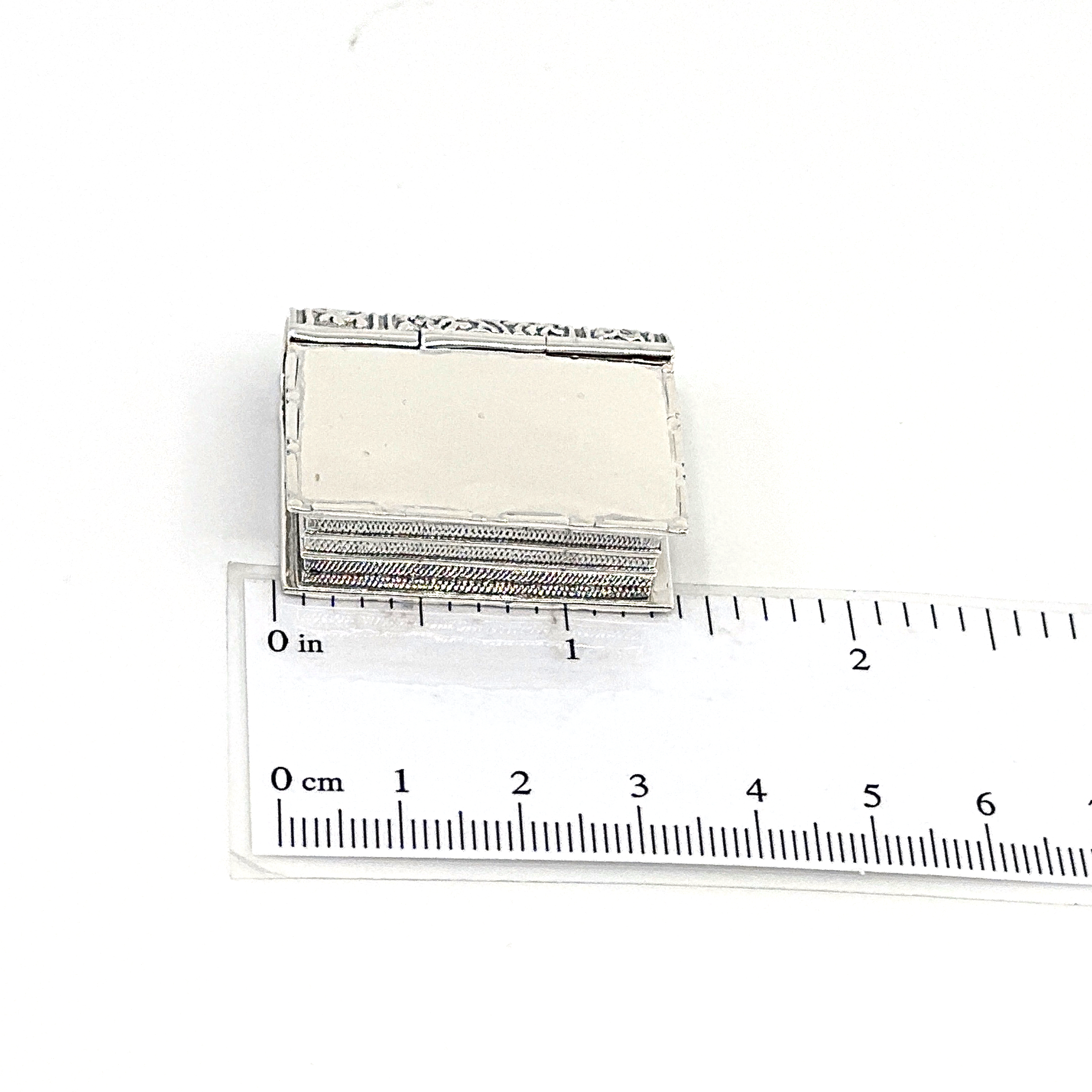 PB511 (3) Book Pill Box, finished in 925 English Hallmarked Sterling Silver