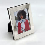 Classic Photo Frame With Mahogany Wooden Back Finished In 925 English Hallmarked Sterling Silver 6 Classic Photo Frame With Mahogany Wooden Back Finished In 925 English Hallmarked Sterling Silver