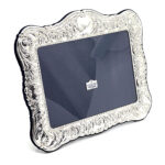Classic Photo Frame Victorian Style With Blue Velvet Back Finished In 925 English Hallmarked Sterling Silver 2 Classic Photo Frame Victorian Style With Blue Velvet Back Finished In 925 English Hallmarked Sterling Silver