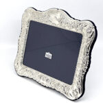 Classic Photo Frame Victorian Style With Blue Velvet Back Finished In 925 English Hallmarked Sterling Silver 5 Classic Photo Frame Victorian Style With Blue Velvet Back Finished In 925 English Hallmarked Sterling Silver