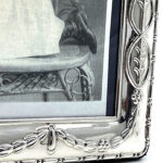 Classic Photo Frame Victorian Style With Blue Velvet Back Finished In 925 English Hallmarked Sterling Silver 4 Classic Photo Frame Victorian Style With Blue Velvet Back Finished In 925 English Hallmarked Sterling Silver