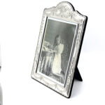 Classic Photo Frame Victorian Style With Blue Velvet Back Finished In 925 English Hallmarked Sterling Silver 6 Classic Photo Frame Victorian Style With Blue Velvet Back Finished In 925 English Hallmarked Sterling Silver