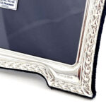 Classic Photo Frame Victorian Style With Blue Velvet Back Finished In 925 English Hallmarked Sterling Silver 4 Classic Photo Frame Victorian Style With Blue Velvet Back Finished In 925 English Hallmarked Sterling Silver