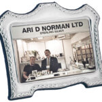 Classic Photo Frame Victorian Style With Blue Velvet Back Finished In 925 English Hallmarked Sterling Silver 1 Classic Photo Frame Victorian Style With Blue Velvet Back Finished In 925 English Hallmarked Sterling Silver