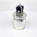 Crown Tooth Fairy Box With Velvet Cushion Detail Finished In 925 English Hallmarked Sterling Silver 1 Crown Tooth Fairy Box With Velvet Cushion Detail Finished In 925 English Hallmarked Sterling Silver
