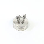 Dancing Bears on Round Pill Box, finished in 925 English Hallmarked Sterling Silver 6 Dancing Bears on Round Pill Box, finished in 925 English Hallmarked Sterling Silver