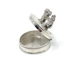 Dancing Squirrel And Hippo Pill Box, Finished In 925 English Hallmarked Sterling Silver 10 Dancing Squirrel And Hippo Pill Box, Finished In 925 English Hallmarked Sterling Silver