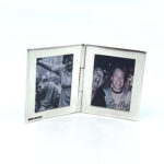 Double Rectangular Folding Travel Photo Frame Finished In 925 English Hallmarked Sterling Silver 8 Double Rectangular Folding Travel Photo Frame Finished In 925 English Hallmarked Sterling Silver