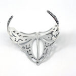 Dragonfly Bangle Art Nouveau Style, finished in 925 English Hallmarked Sterling Silver