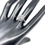 Victorian Style Ring Set With Amethyst And Marcasite Finished In 925 English Hallmarked Sterling Silver