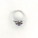 Victorian Style Ring With Amethyst And Marcasite Finished In 925 English Hallmarked Sterling Silver 4 Victorian Style Ring With Amethyst And Marcasite Finished In 925 English Hallmarked Sterling Silver