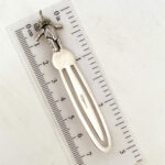 Elephant Bookmark Victorian Style With Moving Articulated Elephant Finished In 925 English Hallmarked Sterling Silver