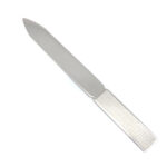 Engine Turned And Feature Hallmark Paper Knife Letter Opener Finished In 925 English Hallmarked Sterling Silver 4 Engine Turned And Feature Hallmark Paper Knife Letter Opener Finished In 925 English Hallmarked Sterling Silver