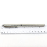 Engine Turned Wave Design Fountain Pen Finished In 925 English Hallmarked Sterling Silver