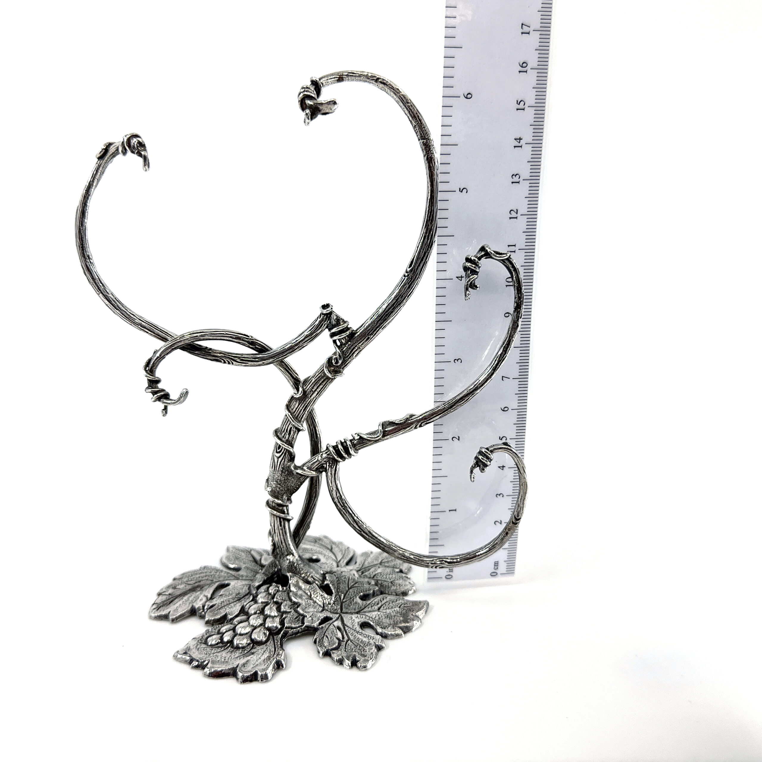 GT49 (12) Family Tree Miniature Photo Frame Holder Victorian Style Finished In 925 English Hallmarked Sterling Silver