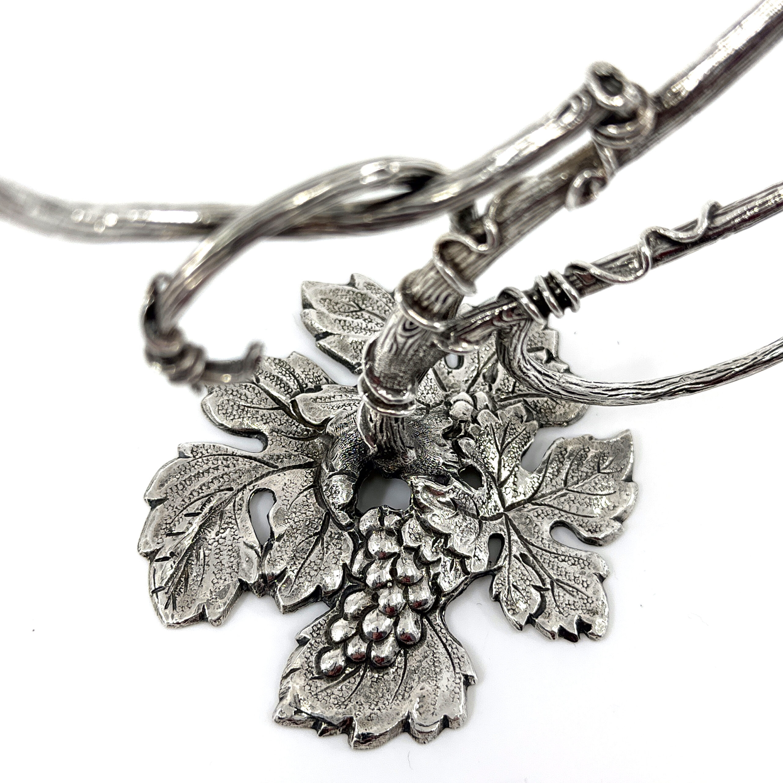 GT49 (9) Family Tree Miniature Photo Frame Holder Victorian Style Finished In 925 English Hallmarked Sterling Silver