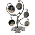 Family Tree Miniature Photo Frame Holder Victorian Style Finished In 925 English Hallmarked Sterling Silver 9 Family Tree Miniature Photo Frame Holder Victorian Style Finished In 925 English Hallmarked Sterling Silver