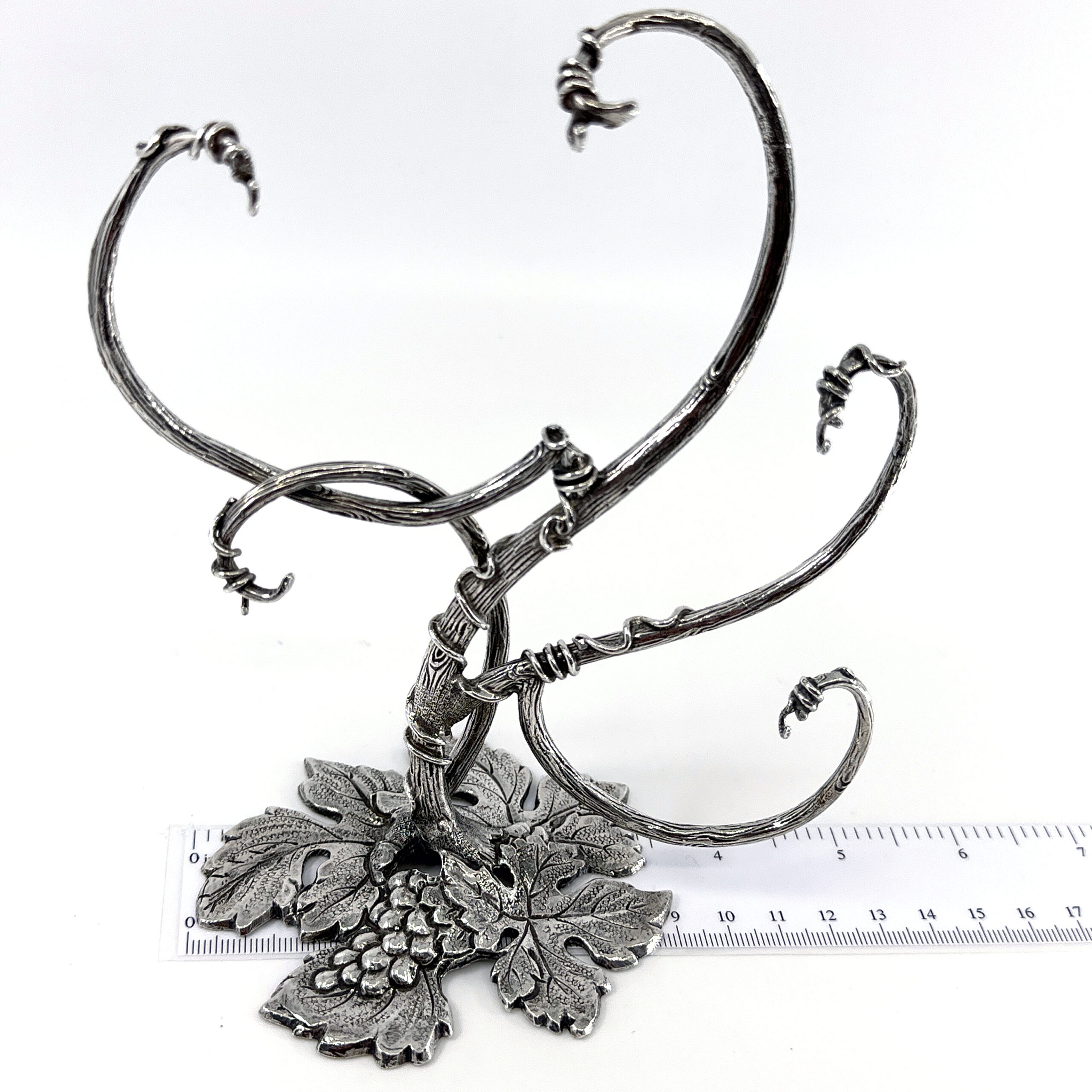 GT49 (5) Family Tree Miniature Photo Frame Holder Victorian Style Finished In 925 English Hallmarked Sterling Silver