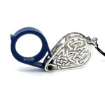 Filigree Loupe Magnifying Glass Finished In 925 English Hallmarked Sterling Silver