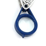 Filigree Loupe Magnifying Glass Finished In 925 English Hallmarked Sterling Silver