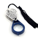 Filigree Loupe Magnifying Glass Finished In 925 English Hallmarked Sterling Silver