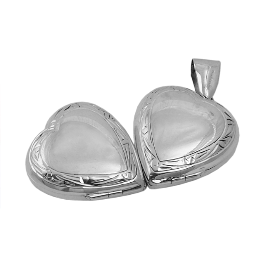 PT462 (4) - 2022-05-05T230629.169389Z Four Part Heart Family Locket In Victorian Style, Finished In 925 English Hallmarked Sterling Silver