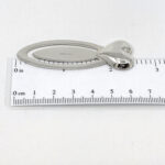 Heart Bookmark Finished In 925 English Hallmarked Sterling Silver